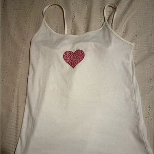 White Sweetly Tank Top